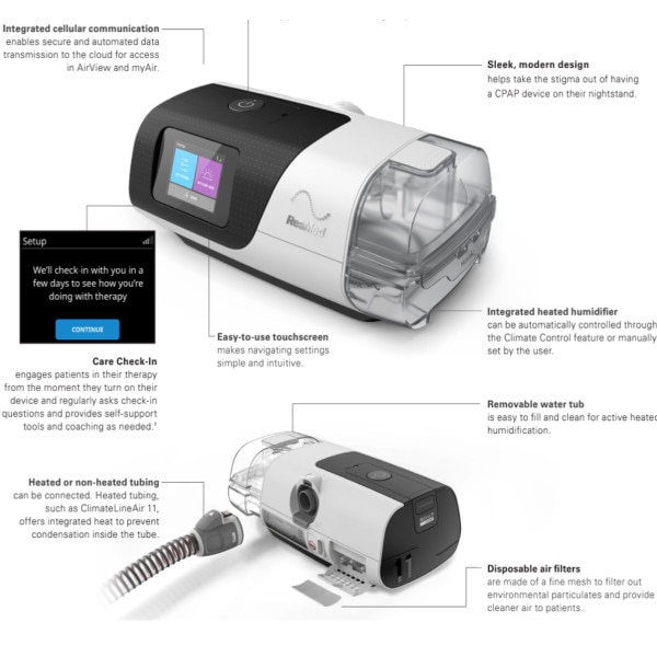 AirSense 11 CPAP Highlights